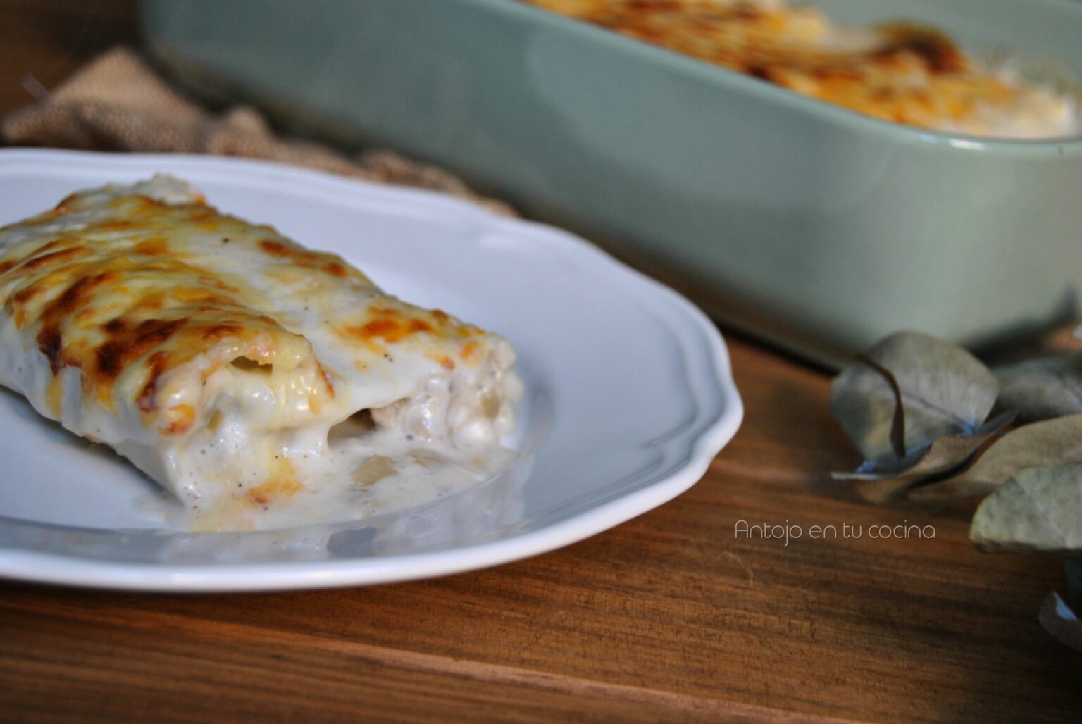 Receta De Canelones De Pollo Y Manzana Con Thermomix Thermorecetas