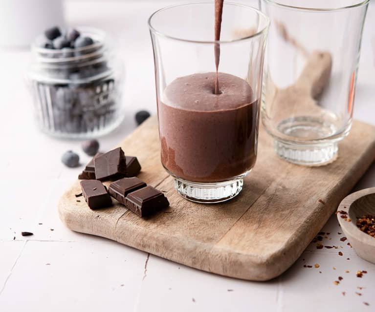 Receta De Batido De Chocolate Caliente Con Thermomix Thermorecetas