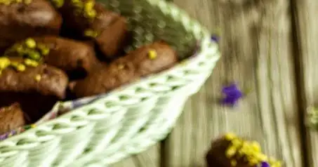 Bizcochitos de chocolate y naranja