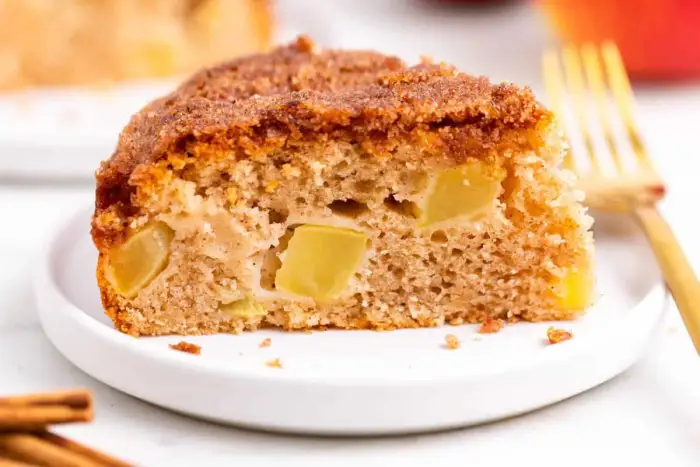 Bizcocho de manzana vegano