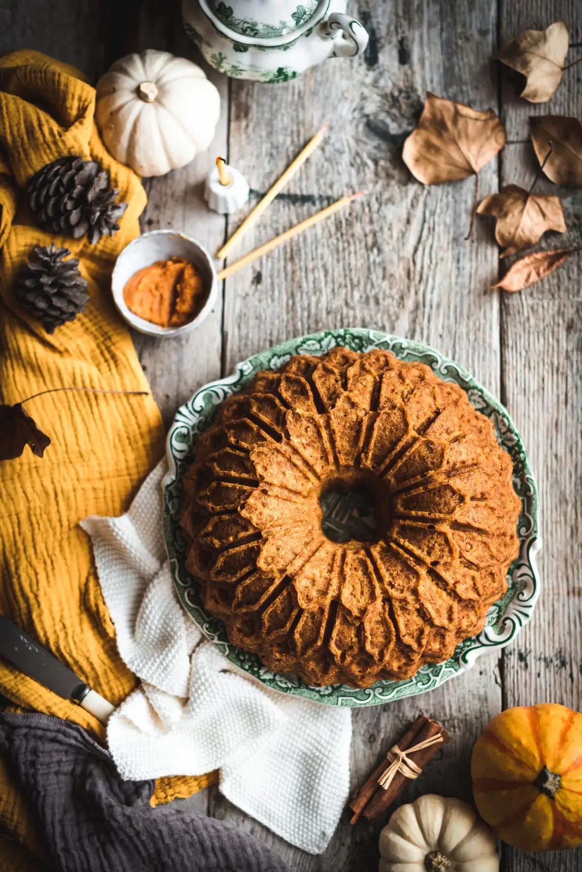Bundt Cake de Calabaza y Especias {bizcocho súper esponjoso}