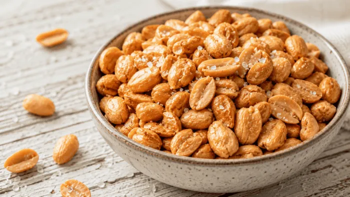 Cacahuetes fritos en airfryer
