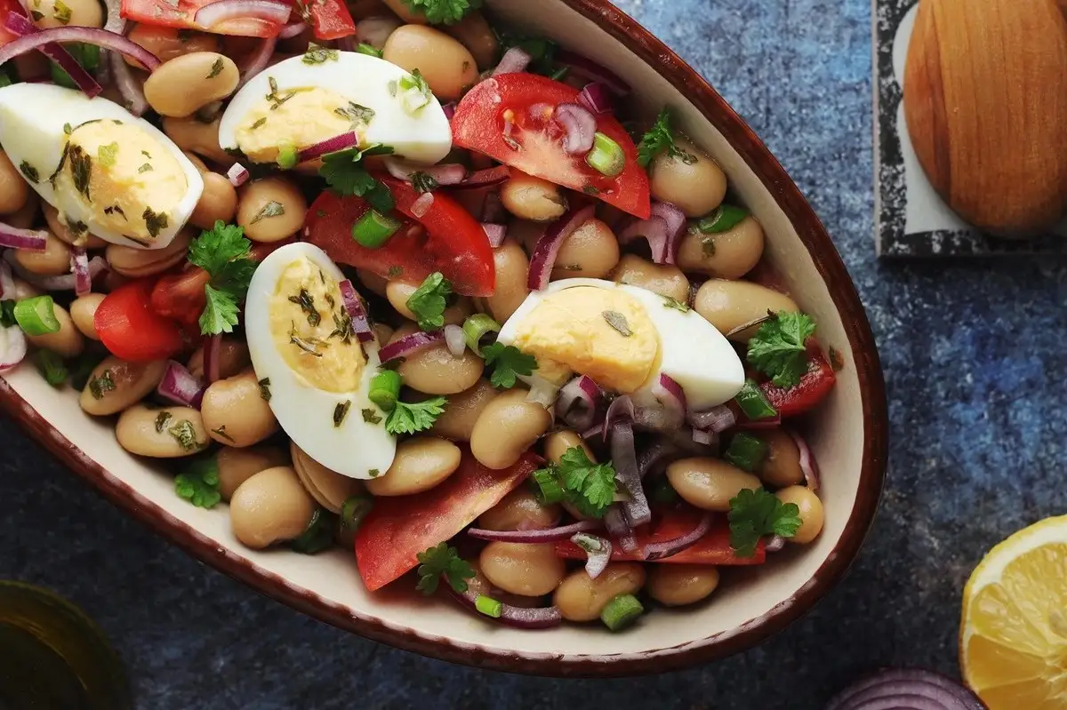Cómo hacer piyaz, una deliciosa ensalada turca