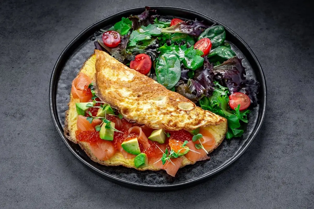 Cómo hacer tortilla de salmón ahumado