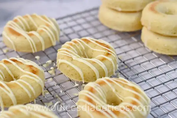 Donuts de limón sin azúcar más saludables