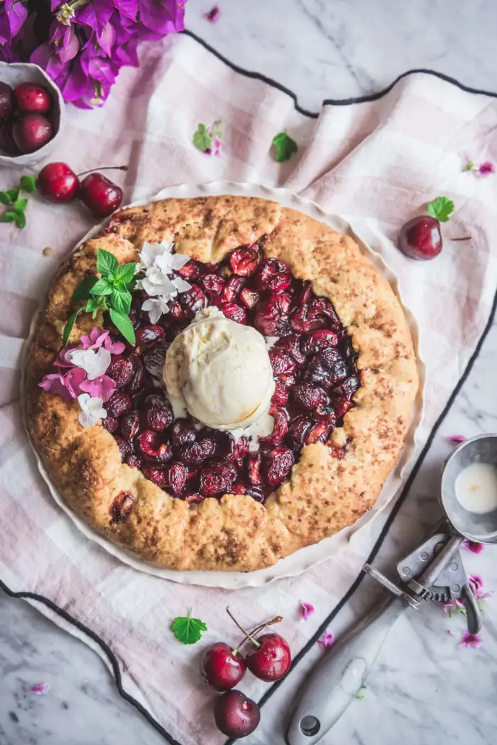 Galette de Cerezas – {Receta fácil}