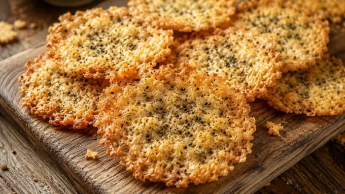 Galletitas saladas de parmesano en airfryer