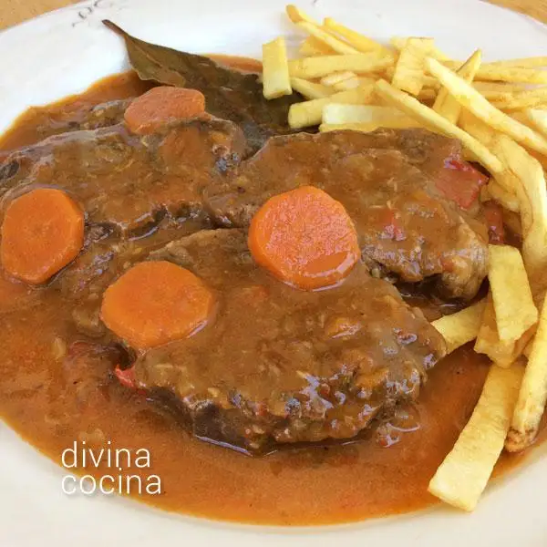 Jarrete de ternera guisado