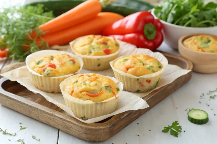 Muffins de Verduras en Freidora de Aire