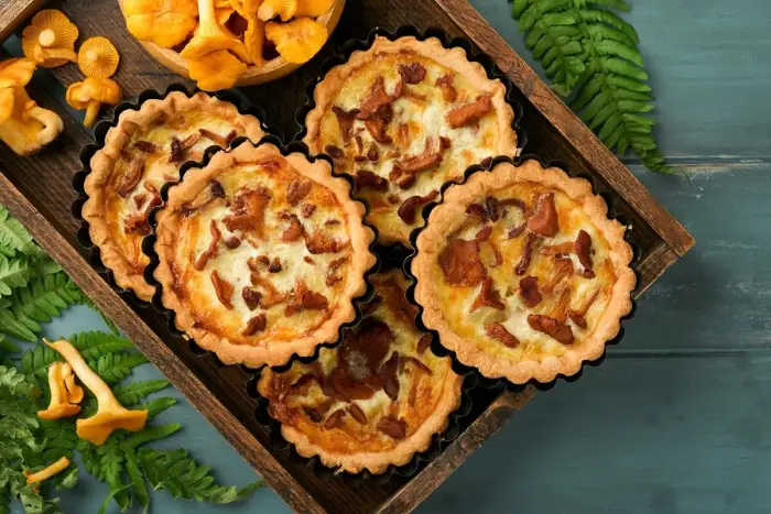 Pastel de patatas y setas: receta fácil