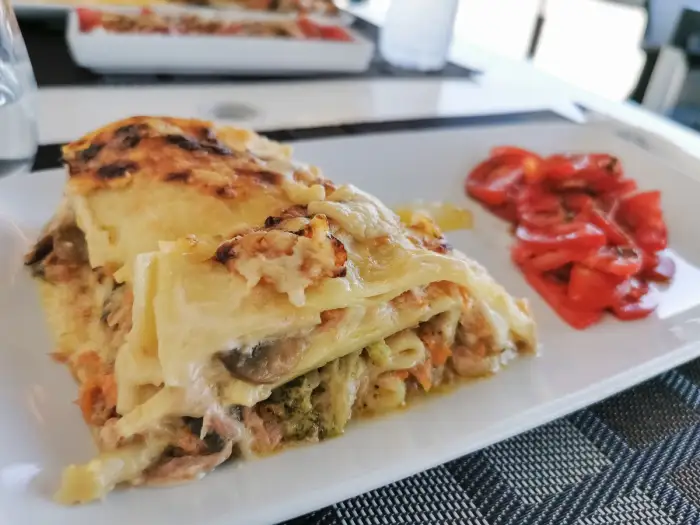 Receta de lasaña de verduras y setas