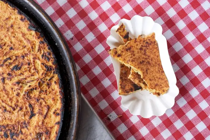Receta de socca francesa de garbanzos