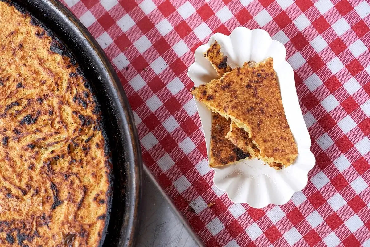 Receta de socca francesa de garbanzos
