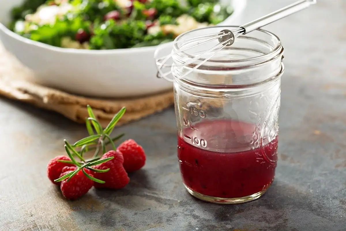 Receta de vinagreta de frambuesas y balsámico