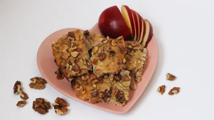 Receta fácil de manzanas horneadas con avena