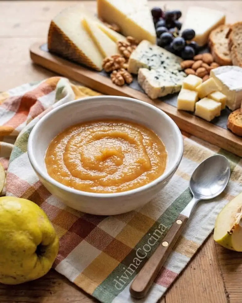 Salsa de membrillo para carnes o quesos