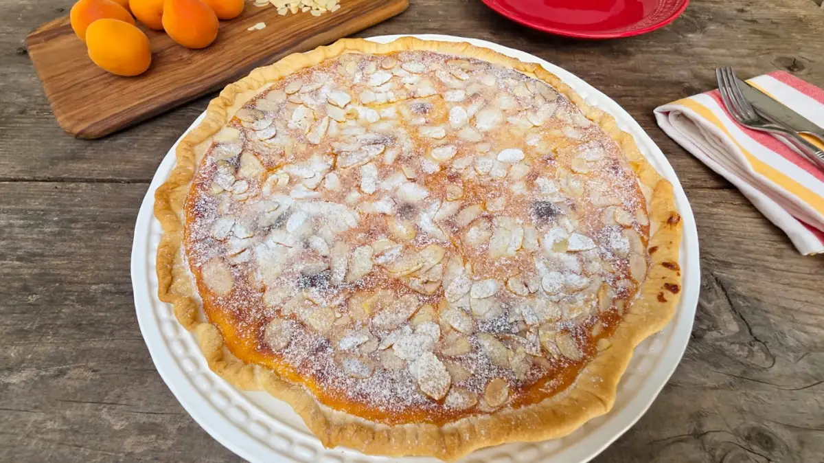 TARTA FÁCIL DE ALBARICOQUES