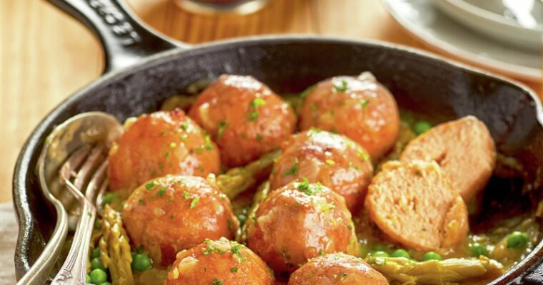 Albóndigas de salmón al eneldo con olla GM