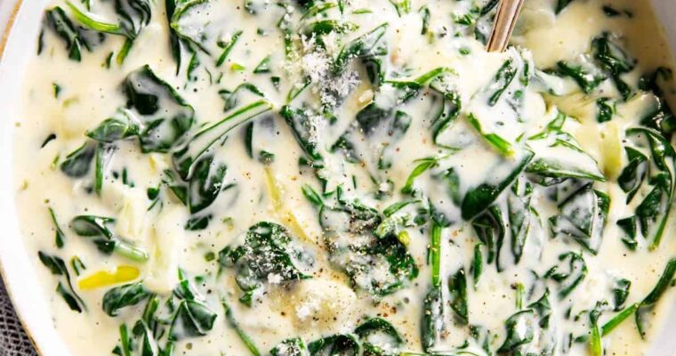 espinacas con jamon y bechamel thermomix