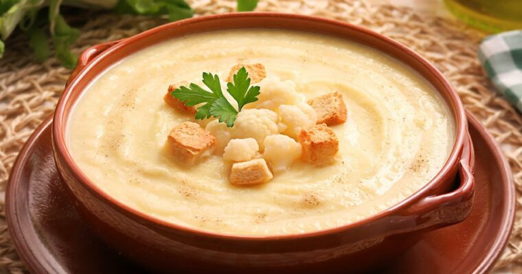 Crema de coliflor con olla GM