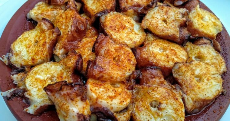 Pulpo a la gallega con olla GM