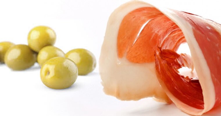 aceitunas y jamón con thermomix