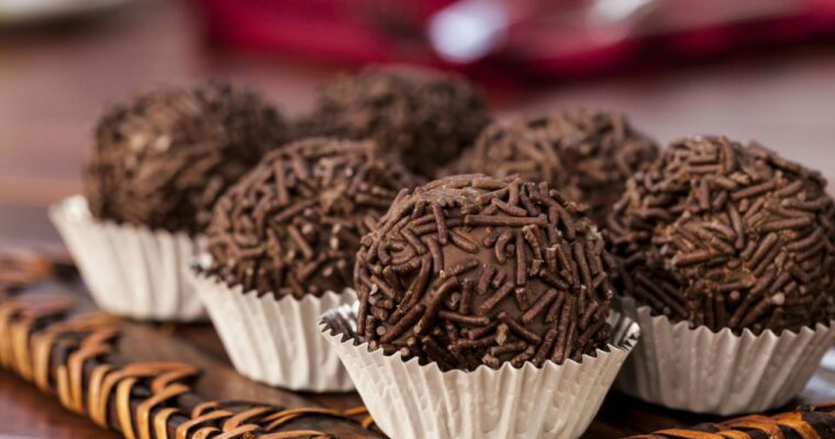 receta de Brigadeiros de chocolate con thermomix
