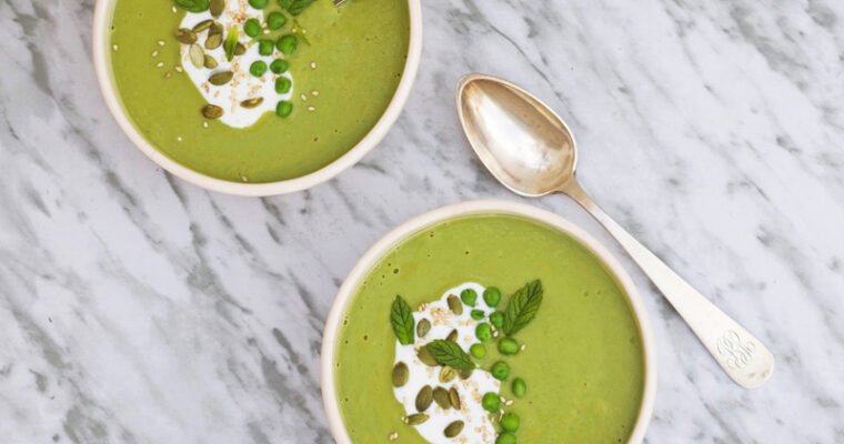 receta de Crema de guisantes con thermomix