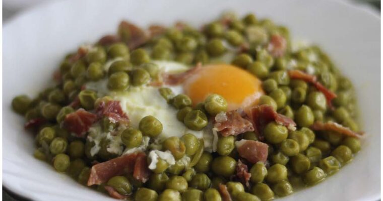 receta de Guisantes con jamón con thermomix