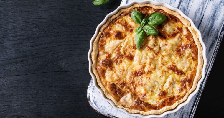 receta de Quiche de quesos con thermomix