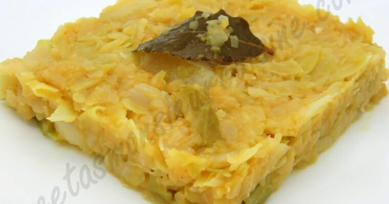 Repollo con Patata y Manzana con monsieur cuisine