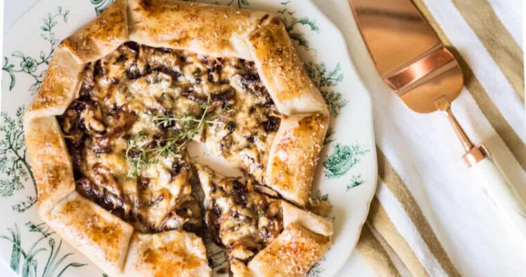 receta de Tarta salada de champiñones