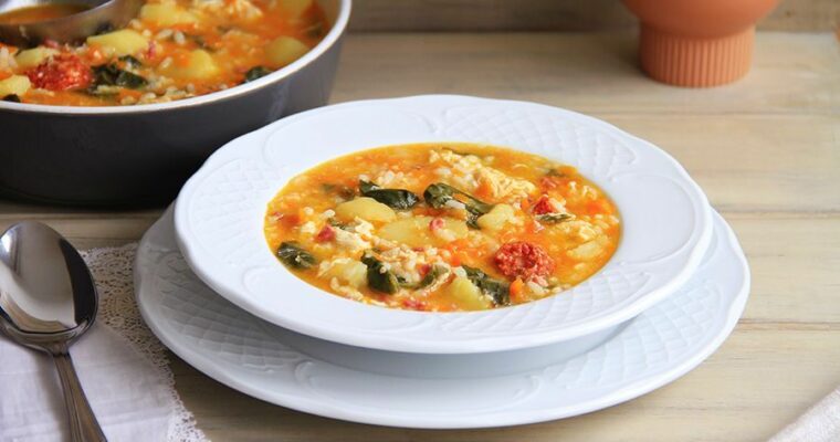 Sopa a la Riojana con monsieur cuisine