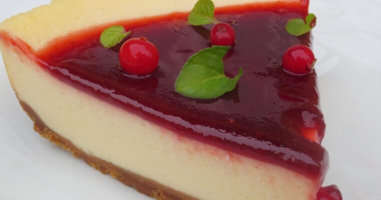 Tarta de queso clasica con MAMBO