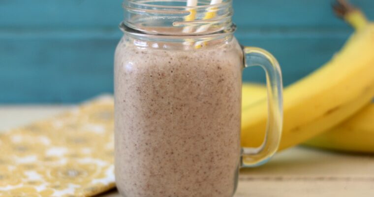 receta de Batido de plátano con trocitos de chocolate con thermomix