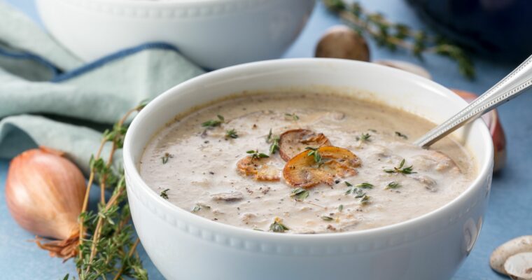 Crema de Champiñones con monsieur cuisine