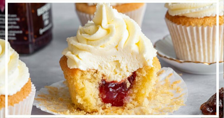 Magdalenas rellenas de Mermelada con monsieur cuisine