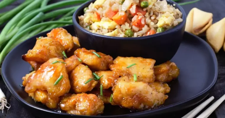 receta de Pollo agridulce a la Hawaiana con thermomix