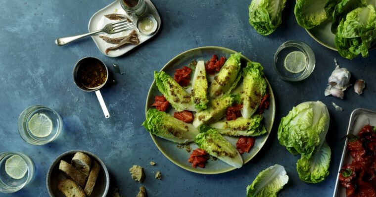 Cogollos con Salsa de Anchoas con monsieur cuisine