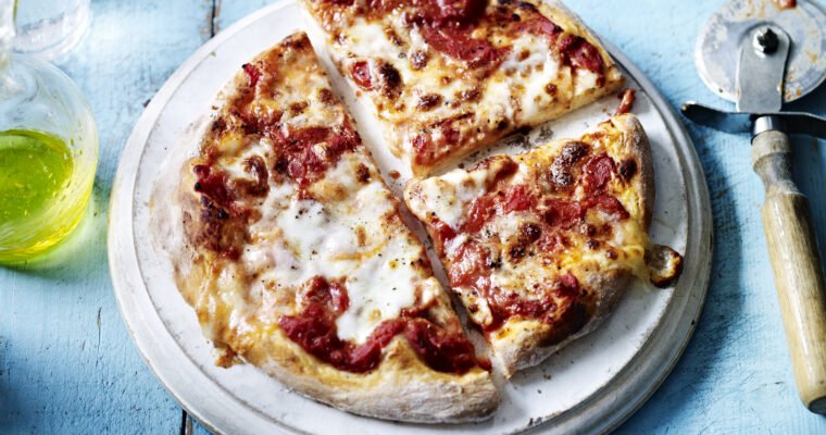 receta de Pizza naturale con thermomix