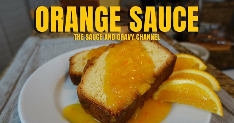 receta de Salsa de naranja para postres