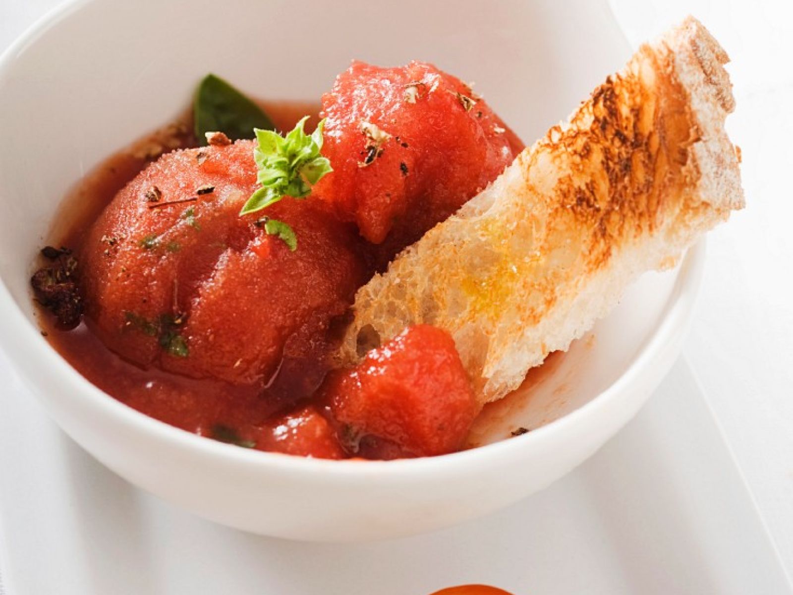 Sorbete de Tomate con monsieur cuisine