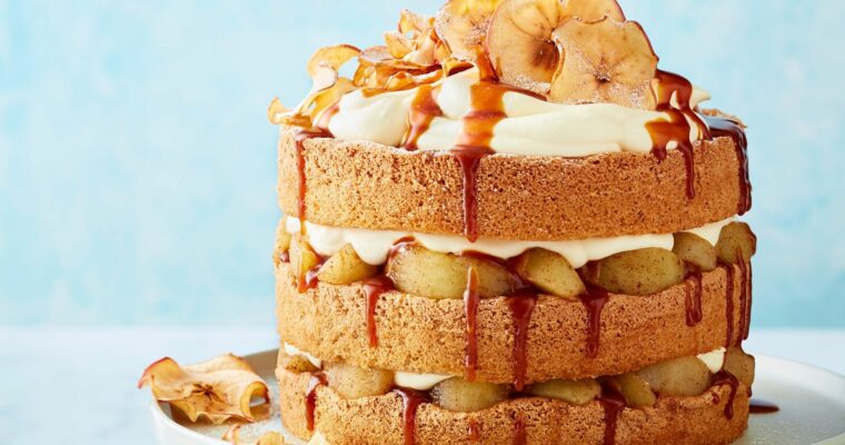 Bizcocho relleno de manzana con olla GM