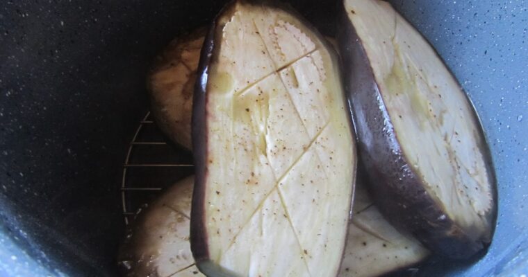 Berenjenas de carne con olla GM