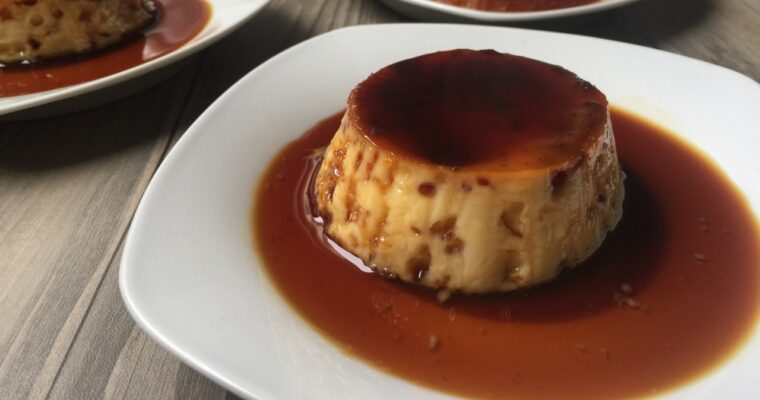Flan de Huevo con monsieur cuisine