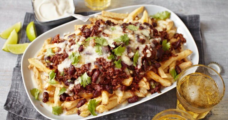 Patatas fritas con carne con MAMBO