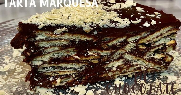Marquesa de chocolate con galletas con MAMBO