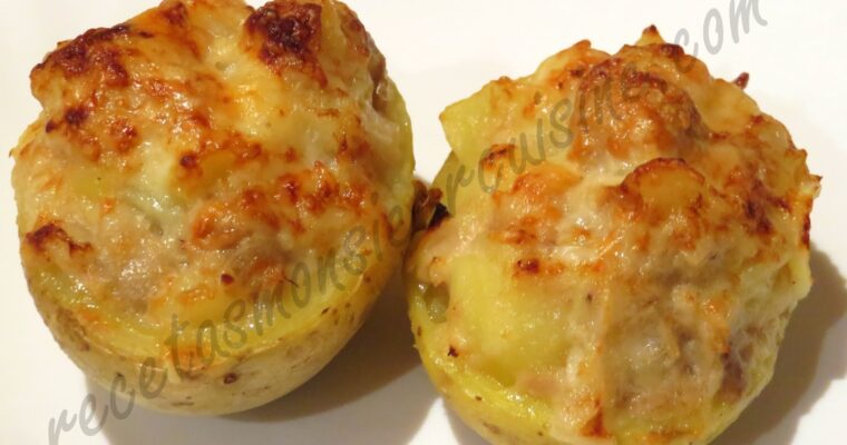 Patatas rellenas de Atún con monsieur cuisine