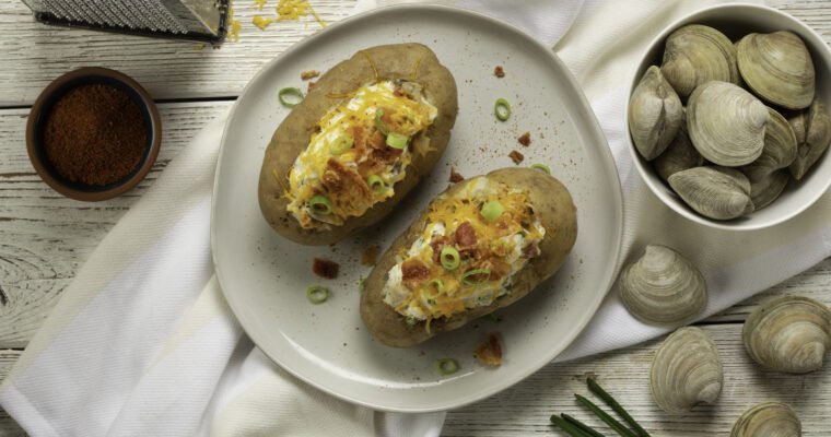 receta de Patatas con almejas con thermomix