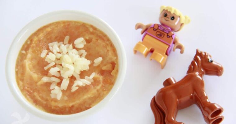 receta de Macarrones bolognesa para bebés +6m con thermomix